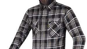 Camasa Moto Textil+Kevlar, GRI, Protectii Level 1 (cot, umar si spate) (copie)